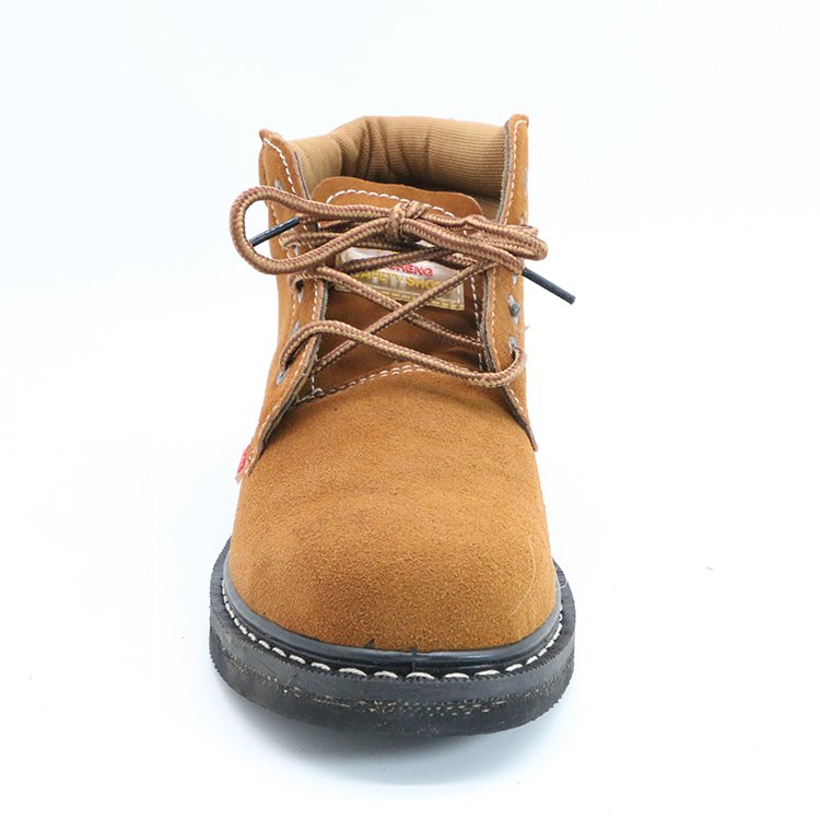 CE S3 anti-static waterproof leather upper anti-slip rubber shoes steel toe safety boots