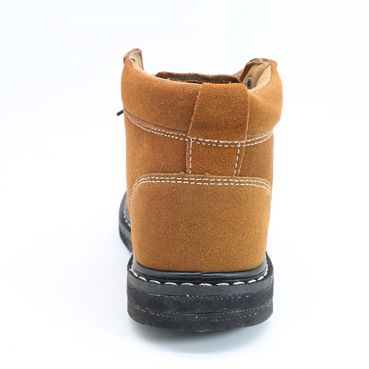 CE S3 anti-static waterproof leather upper anti-slip rubber shoes steel toe safety boots