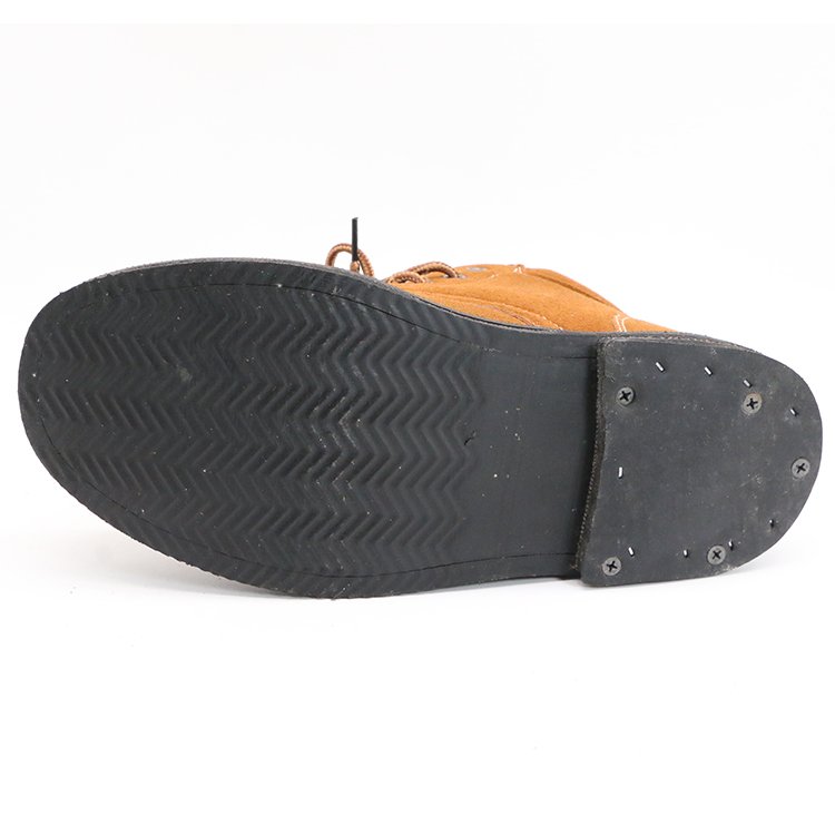 CE S3 anti-static waterproof leather upper anti-slip rubber shoes steel toe safety boots