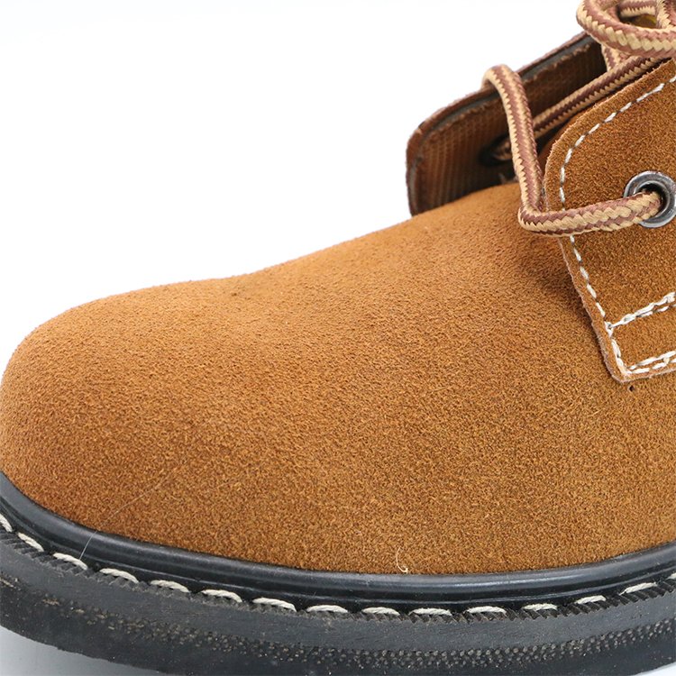 CE S3 anti-static waterproof leather upper anti-slip rubber shoes steel toe safety boots