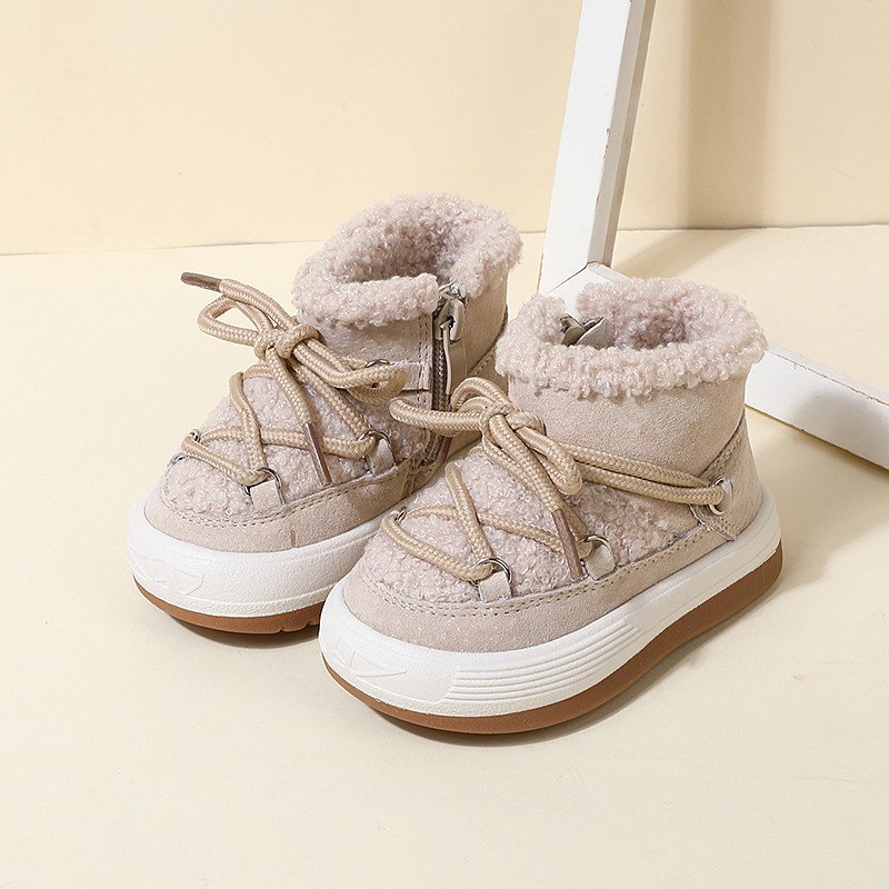 2024 High Quality Winter Baby Children Outwear Shoes Velvet Thickening Boys Girls Snow Boots