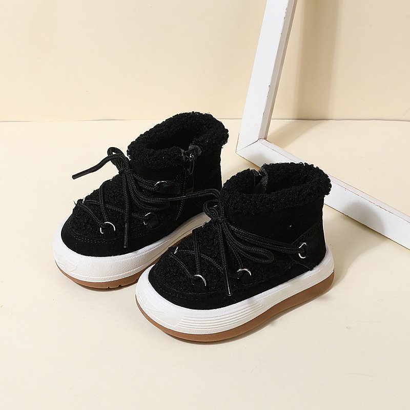 2024 High Quality Winter Baby Children Outwear Shoes Velvet Thickening Boys Girls Snow Boots