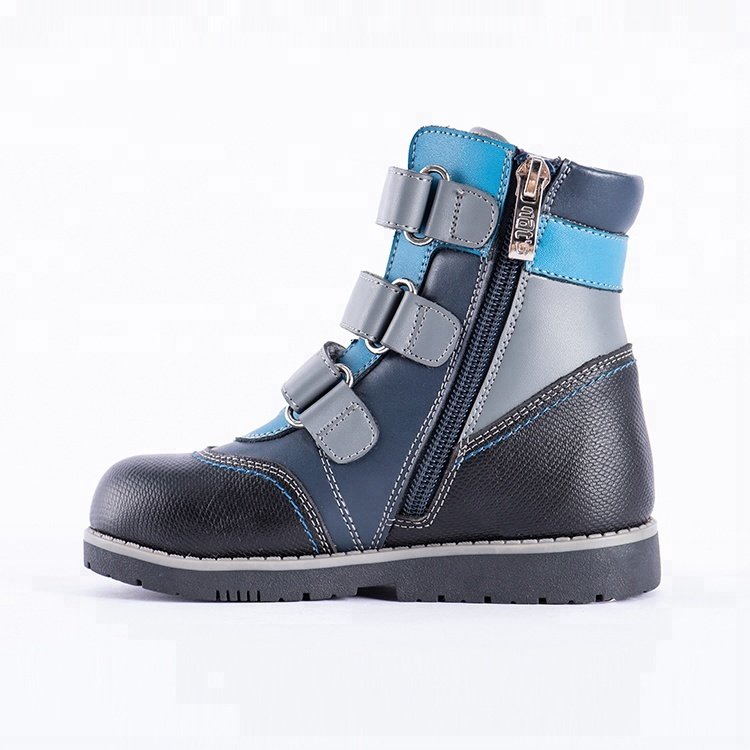 Factory supply ankle boots good quality leather boots for children