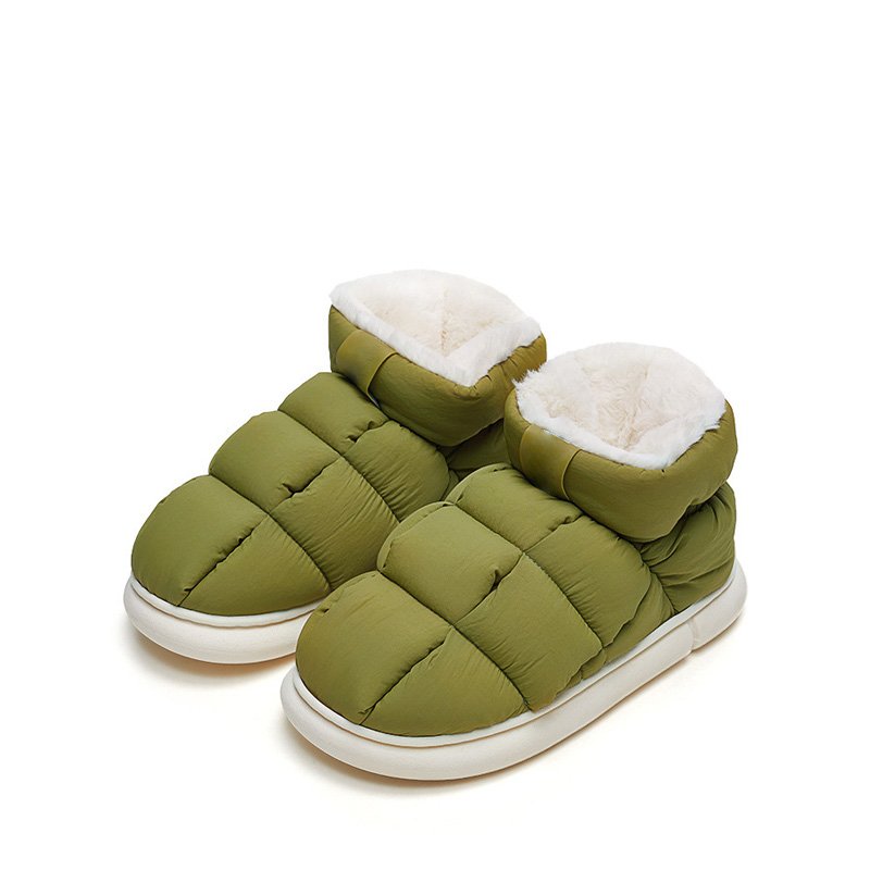 2024 Custom Logo Simple Classic Design White Color Women Flat Boots Shoes EVA Sole Outdoor Snow Boots For Women And Ladies