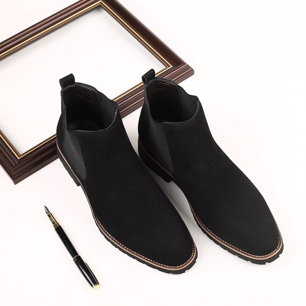 SY7777 plus size men shoes ankle chelsea boots