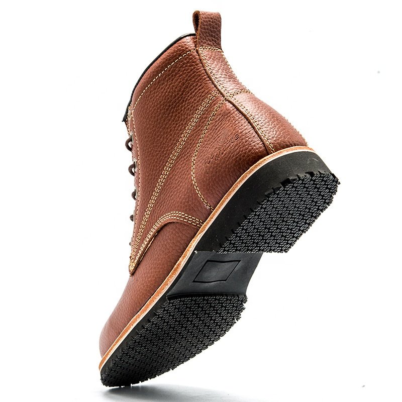 new style italy outdoor hiking sports work boots genuine leather waterproof goodyear safety boots