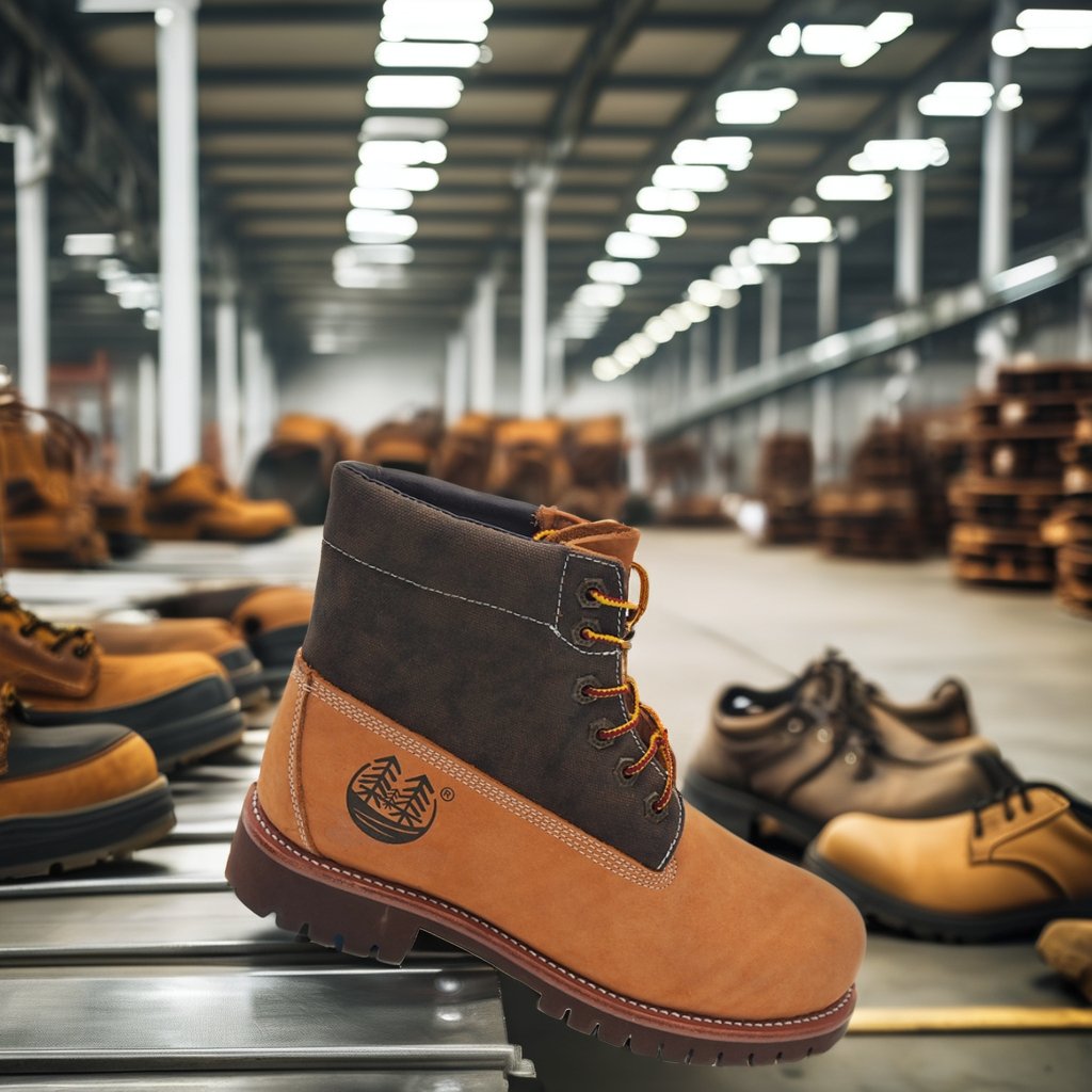 High Quality Brown Cow Leather Safety Work Boots for Men Summer-Winter Spring-Autumn Embossed Logo Steel Toe PU Insole