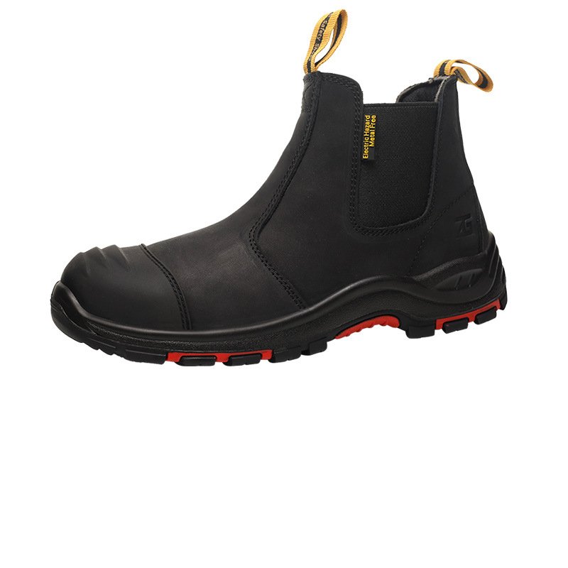 High Quality Customization Genuine Leather Puncture-Proof Safety Work Boots For Men With Steel Toe