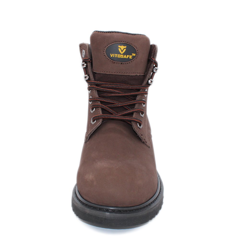 Breathable goodyear welted lab protect shoes safety footwear desert boots with rubber sole