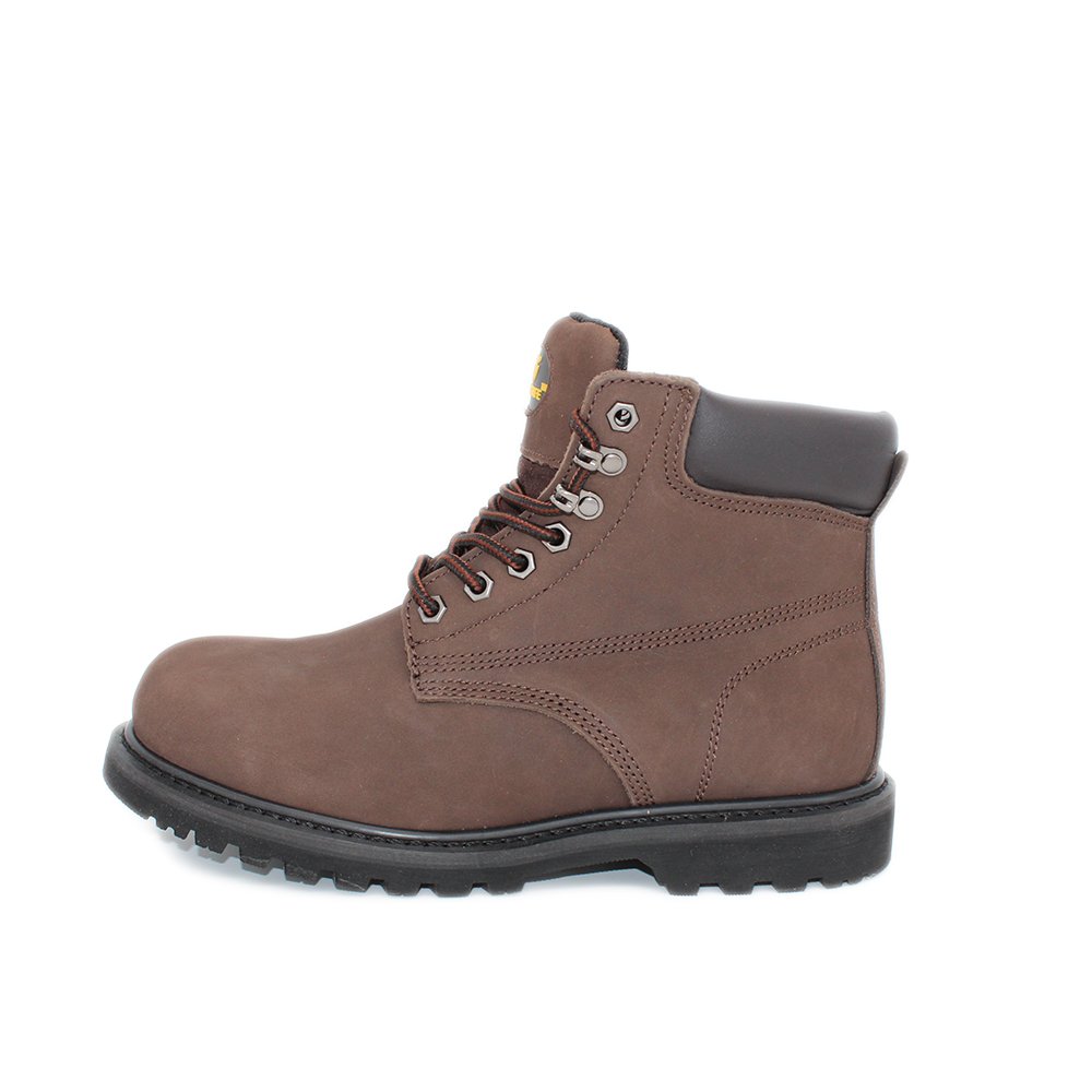 Breathable goodyear welted lab protect shoes safety footwear desert boots with rubber sole