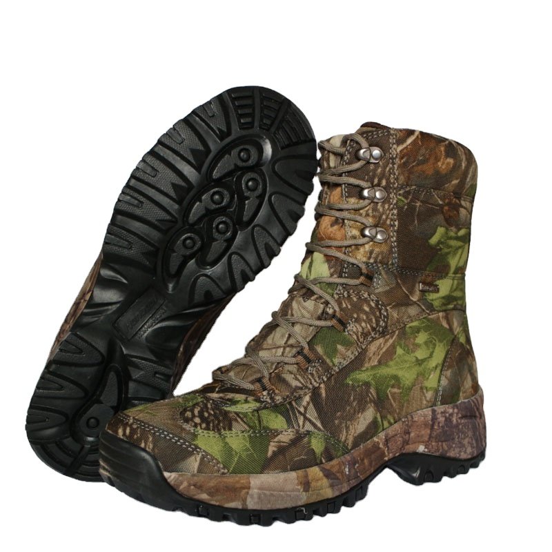 Men's Camo Boots Hunting protection comfort waterproof tactical combat shoes with EVA insole