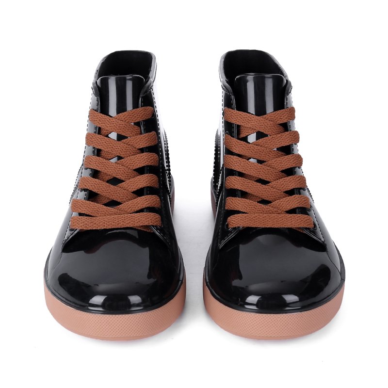 Low Price Wholesale Fashionable Transparent Ankle Rain Shoes PVC Ladies Plastic Boots for Rain