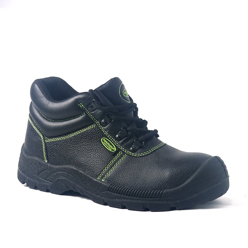 anti slip woodland light weight safety shoes steel toe for men work shoe leather safety boots with steel toe for workers