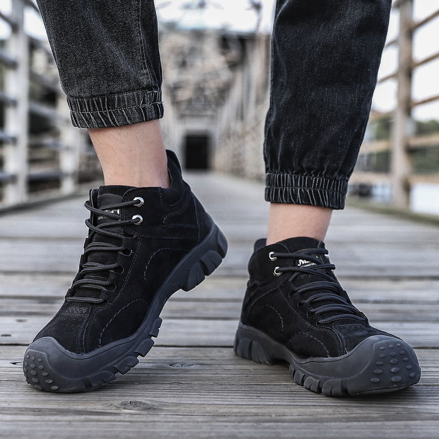 Winter labour protection shoes steel toes prevent-smashing puncture proof thermal waterproof work safety boots