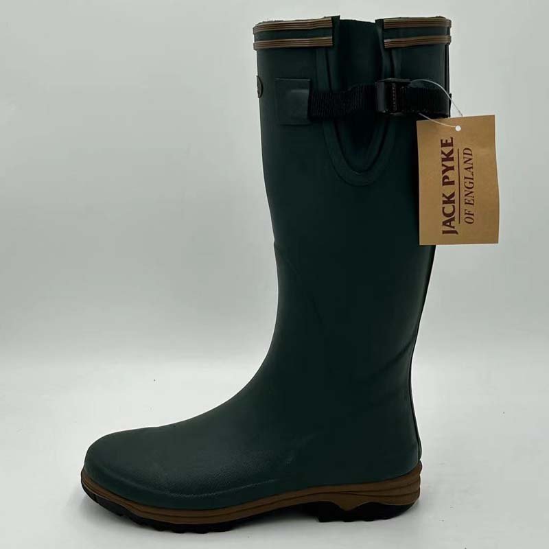 Custom vintage British style hunting boots outdoor rubber boots Wellington rubber boots