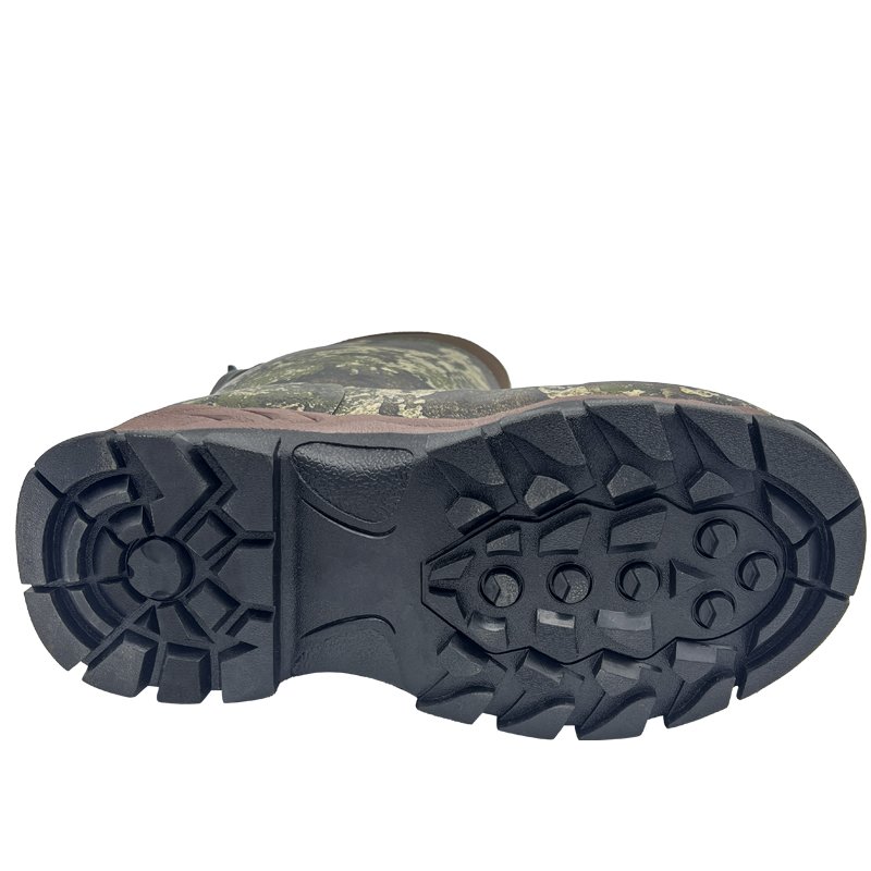 Customized Green Knee High Neoprene Hunting Boots For Men