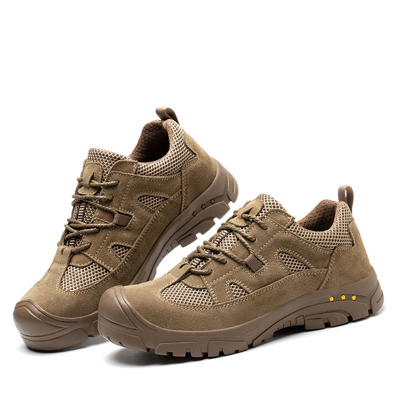Wholesale Price Stylish Men Women Esd Light Weight Leather Woodland Industrial Security Boots Safety Shoes