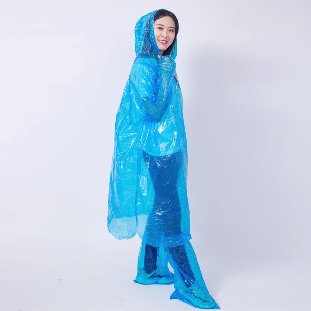 Disposable plastic rain shoe cover waterproof long boot cover