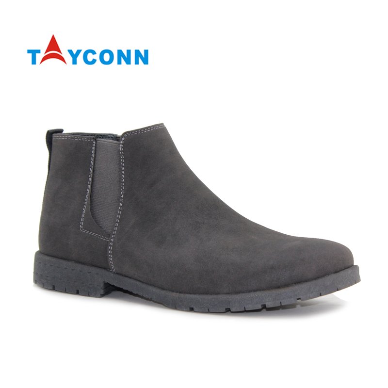 New Fashion Booties Men Leather Ankle Chelsea Boots