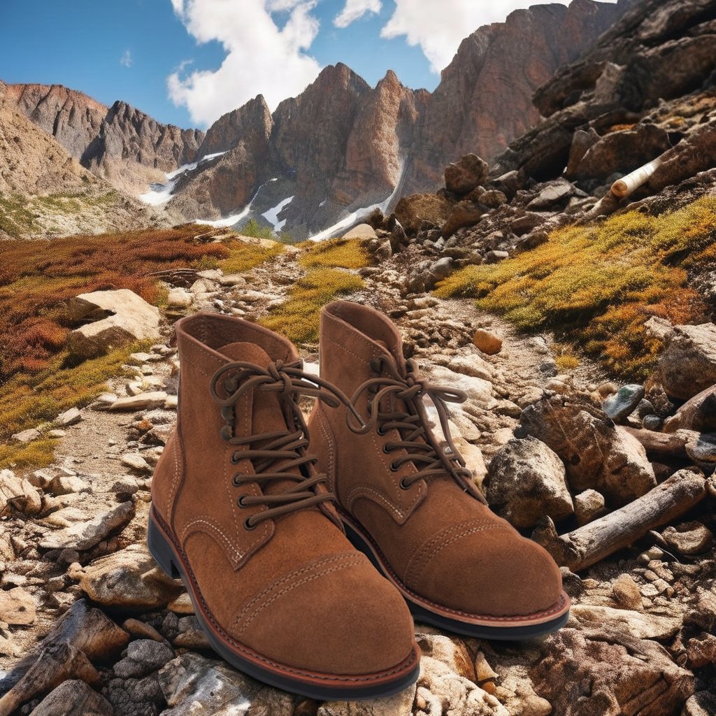 Goodyear Men's High Top Desert Work Boots Top Layer Suede Big Escape American Style Anti-Slip Summer Winter Spring ankle boots