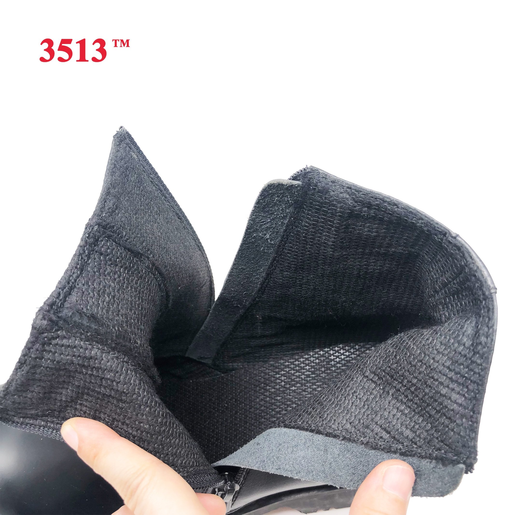 China top quality black patent leather ankle boots for men chelsea boots with zipper