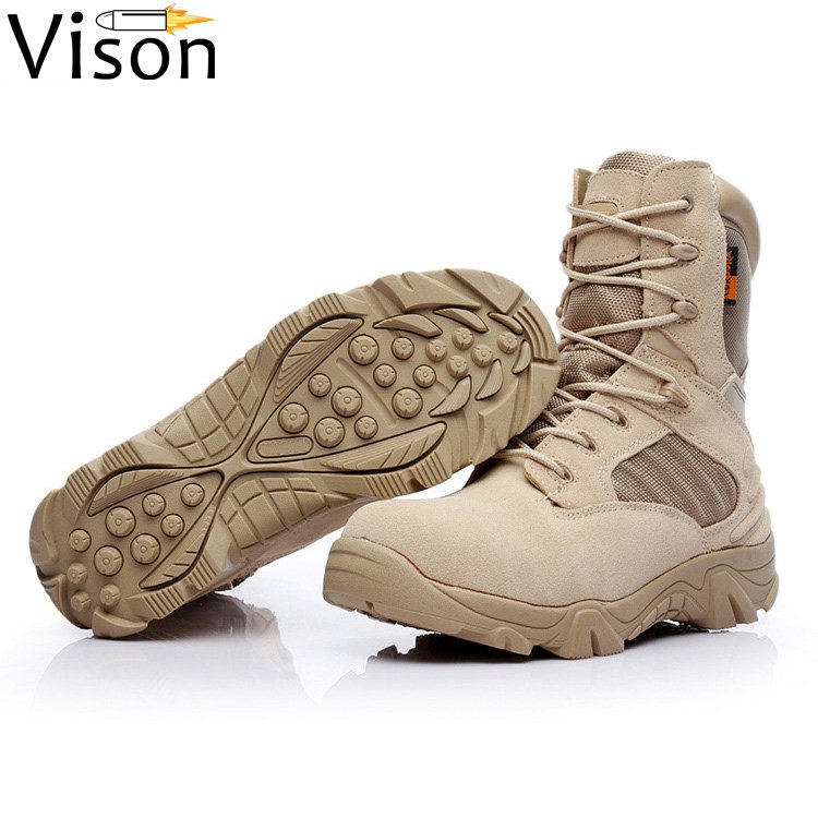Leather Men Half Boots Tactical Combat Bates Nepal Outdoor Black Leather Dms Boots combat Long Leather Boots Vison CN;HUB