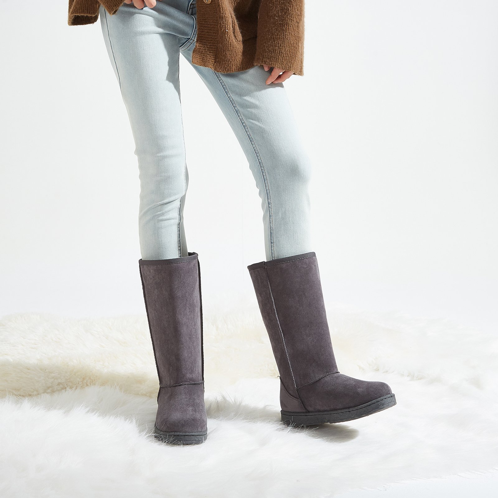 NR factory Fashion custom new women's snow boots Non-slip warm winter snow boots for women