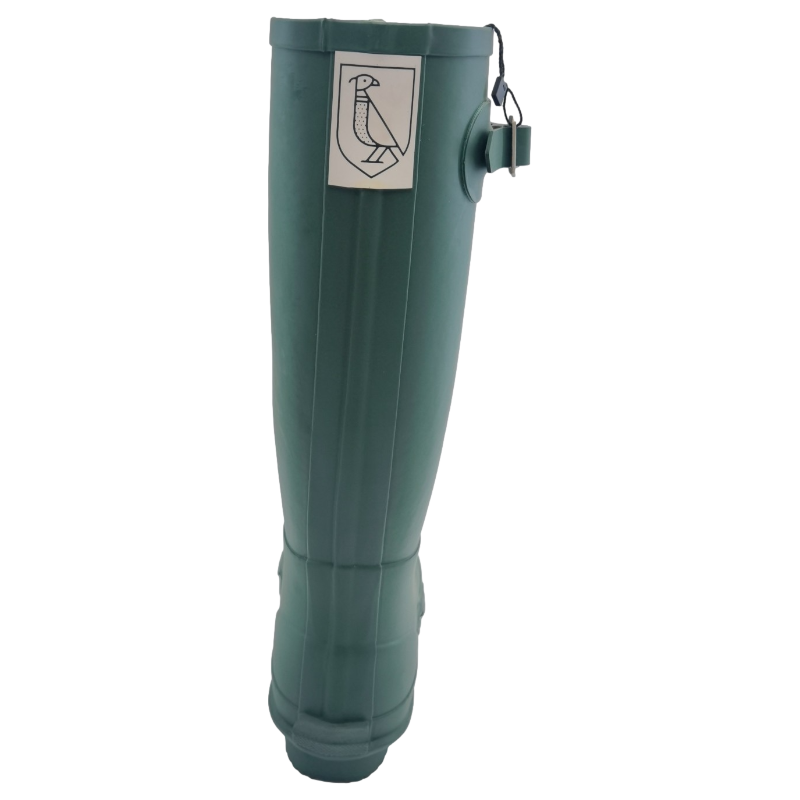Pure Green Knee-high Rubber Boots for Women Waterproof Garden Shoes Anti-Slipping Rainboots Ladies Fishing Wellington Boots