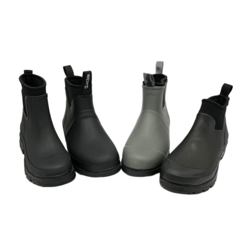 Customized Women Rain Boots Waterproof Black Winter Rain Boots for Ladies