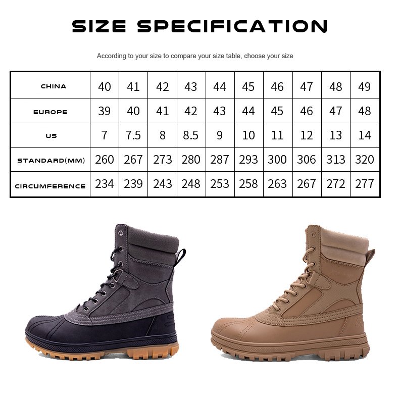 OBSHORSE Tactical Shoes Botas Boots Tactical Combat Boots