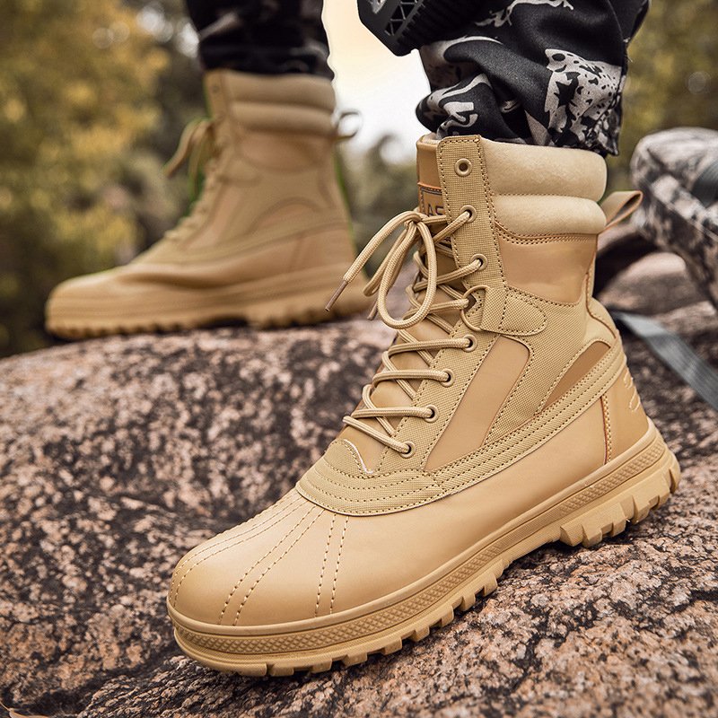 OBSHORSE Tactical Shoes Botas Boots Tactical Combat Boots