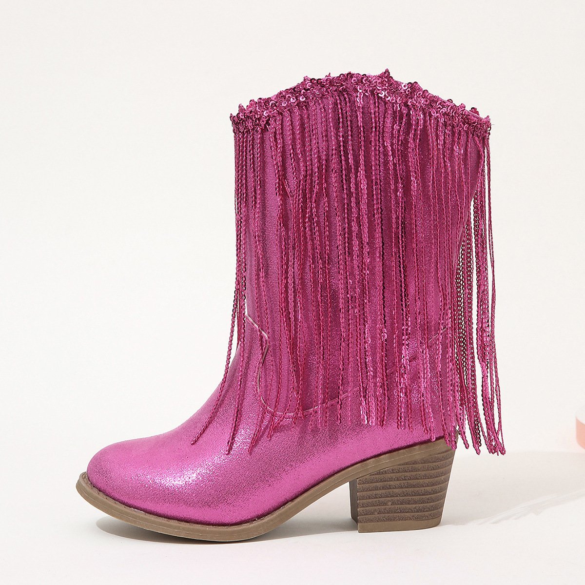 High Quality Autumn Winter Fashion Children Shoes Tassels Princess Girls Boots
