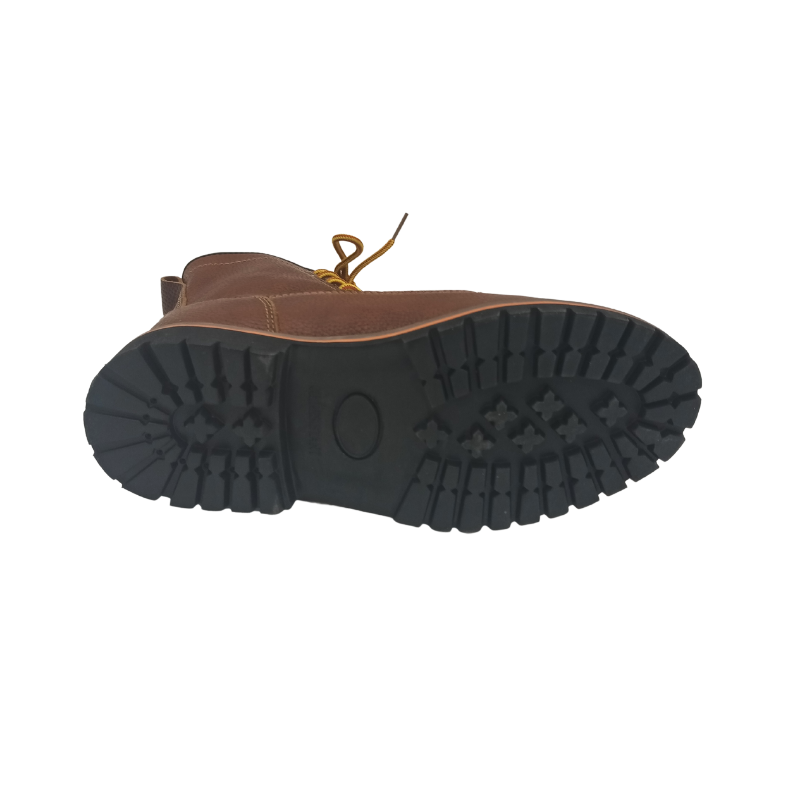 JDS Oil Wax Leather Panoply Fancy Steel Toe Rigger Bicap Safety Boot For Men