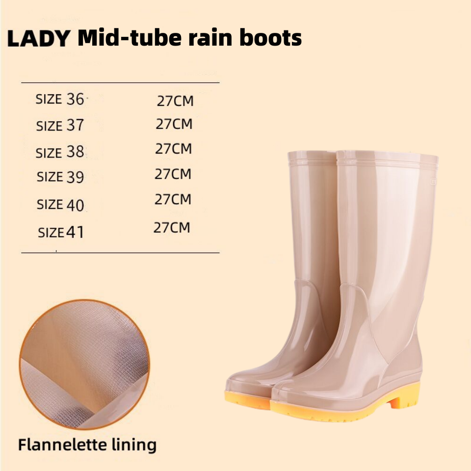 wholesale Factory women classic pvc rain boots for ladies