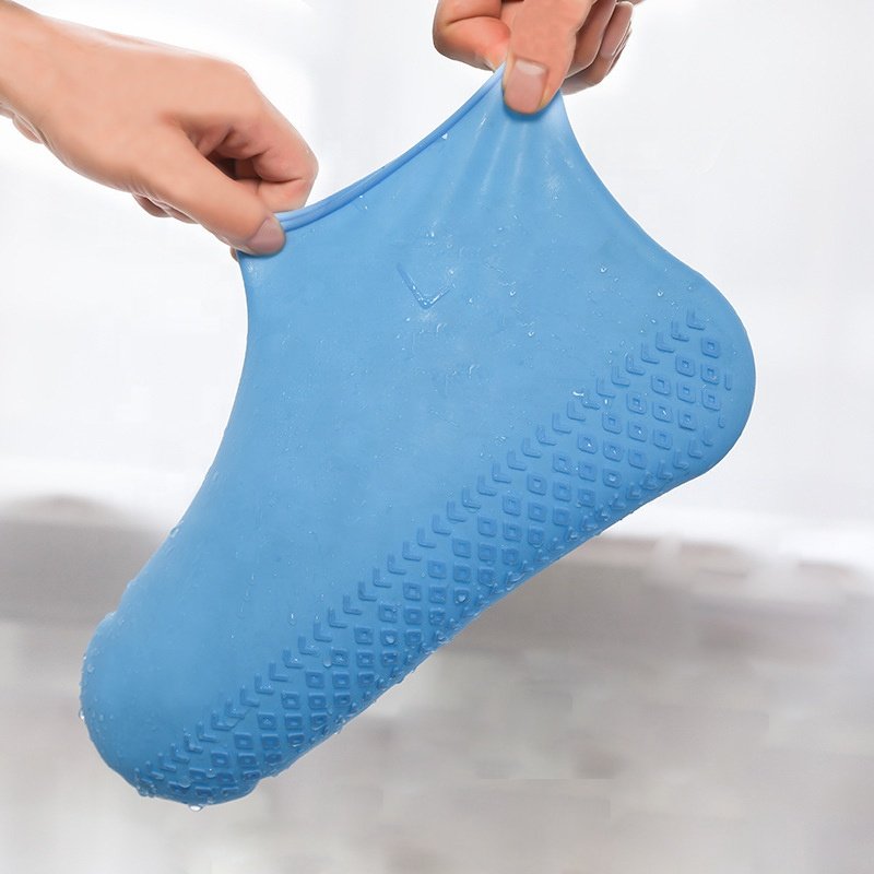 Hot Sale Silicone Shoe Cover Rain Reusable Waterproof Protector Rain Boots for Women Men Skidproof Sport Shoe Covers