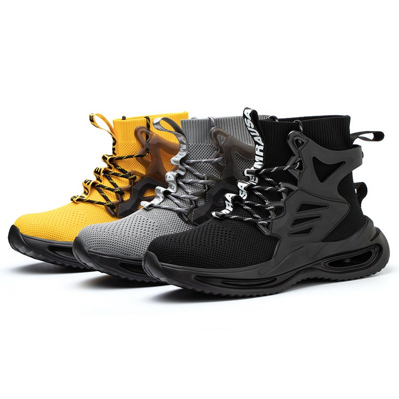 Top Grade Steel Toe anti-smashing ,puncture proof and anti slip Work Safety Boots