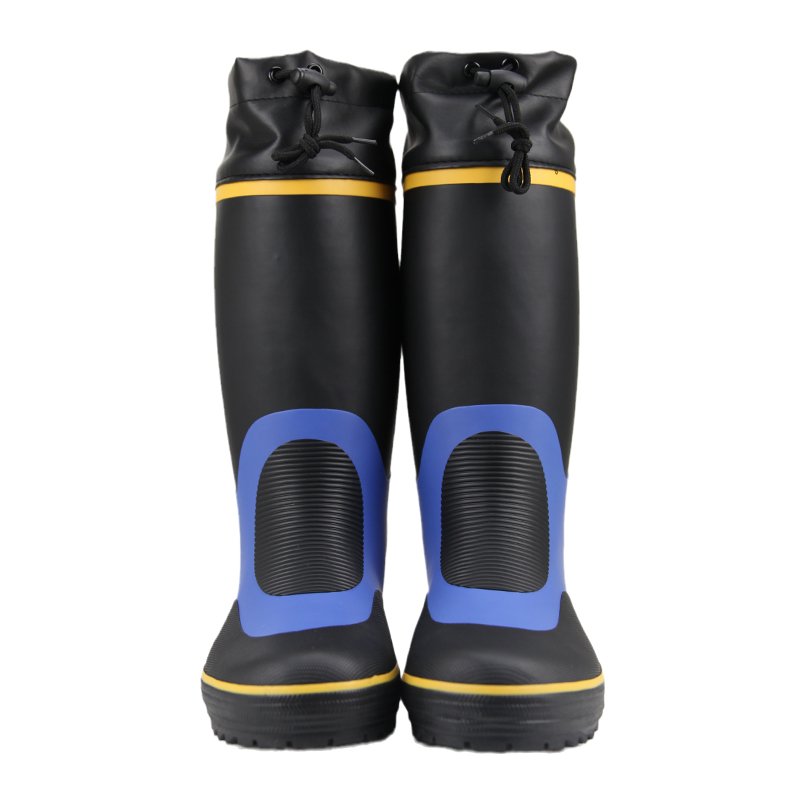 Popular Men's High Top Fashion Waterproof Anti-slip and Wear-resistant Rubber Rain Boots