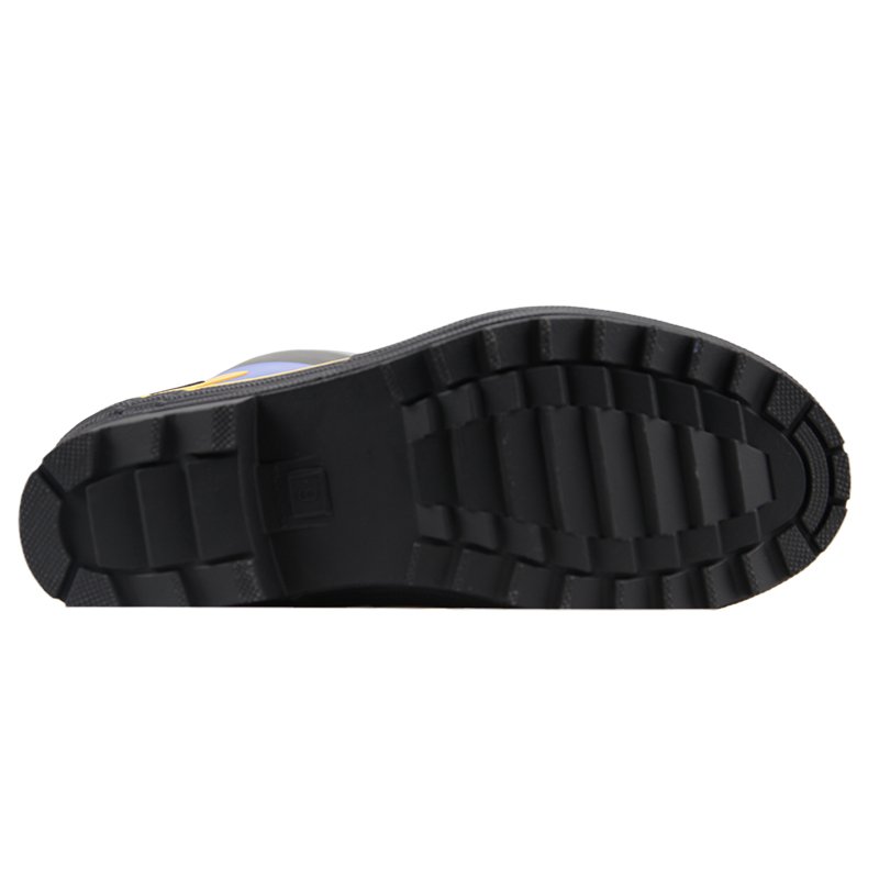 Popular Men's High Top Fashion Waterproof Anti-slip and Wear-resistant Rubber Rain Boots