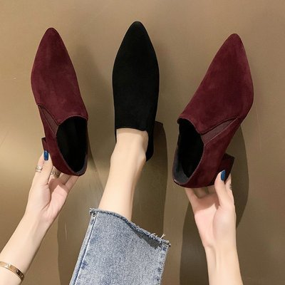 High quality women winter leather high heel boots luxury designer wedding shoes women boots Wind-pointed fashion casual