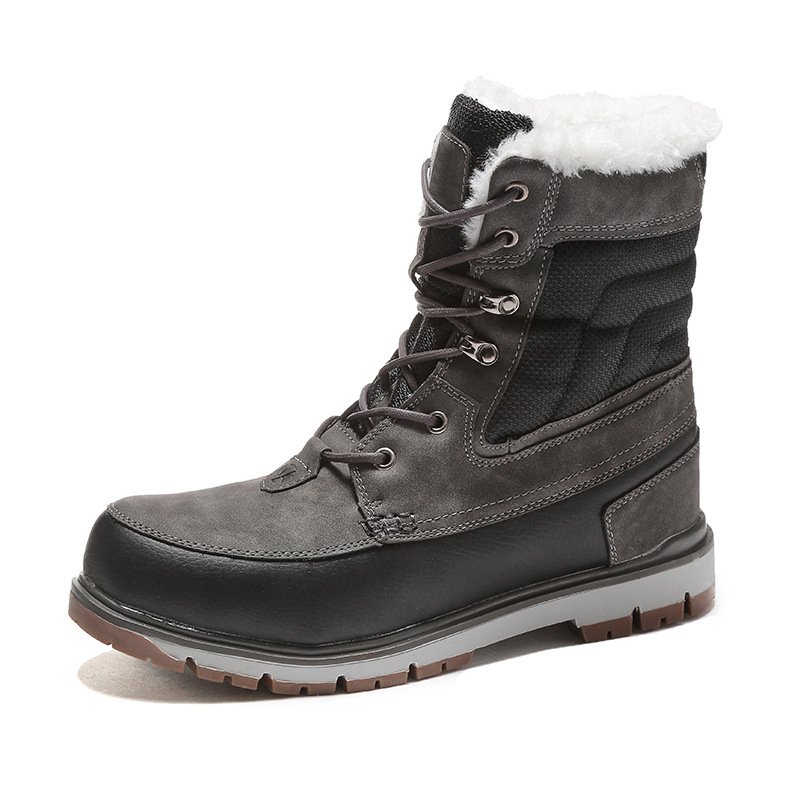 High Quality Custom Logo Custom Winter Boots Shoes Women Anti Skid Fluffy High Top Snow Boots For Cold Weather