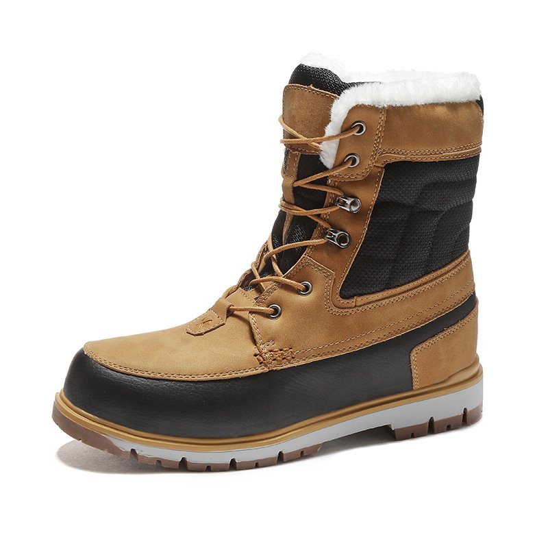 High Quality Custom Logo Custom Winter Boots Shoes Women Anti Skid Fluffy High Top Snow Boots For Cold Weather