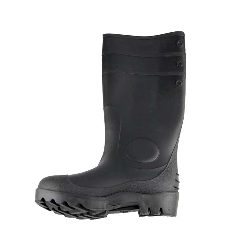 Handun HD-SH3708 Black,Wear-resistant, Anti-slip, Anti-smash, Anti-puncture,rain boots