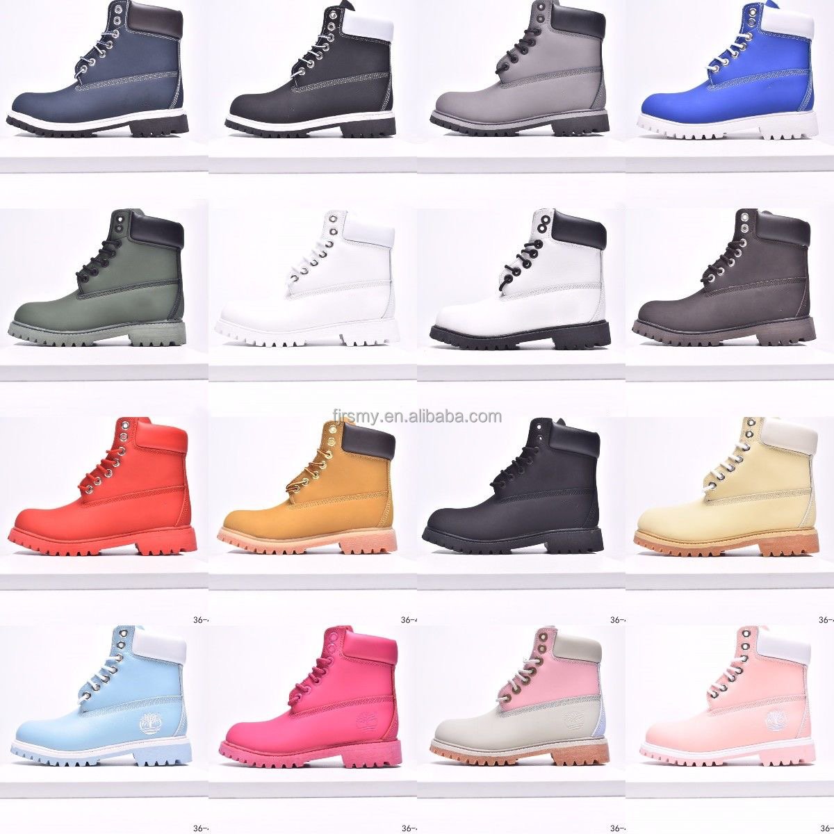 New Arrival Fashion Classic Boots Men's Rhubarb Boots High-top British Tooling Men's Shoes Autumn Waterproof Men's Boots