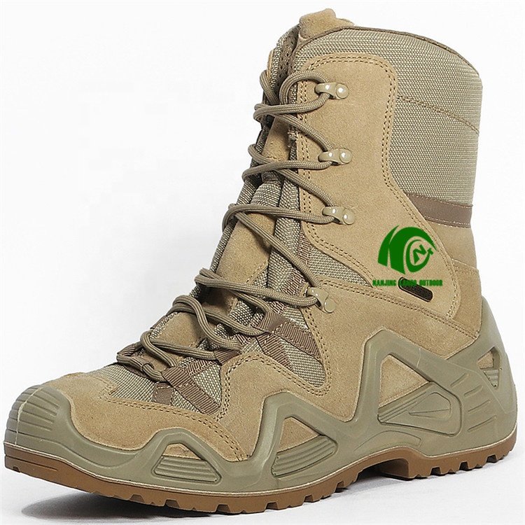 KANGO Factory make 2023 top selling tactical boots beige high quality tactical boots waterproof outdoor tactical boots