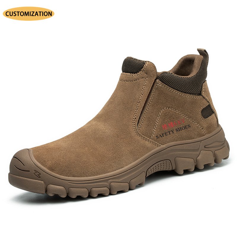 flying knit sport design Steel Toe Safety Boots anti smash anti puncture safety shoes