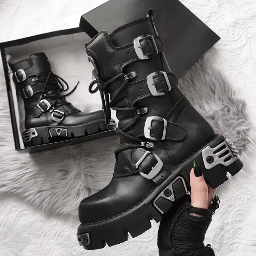 2023 New Men Winter British Locomotive Leather chelsea Boots/ Vintage Knight And Unisex Zapatos Mens Boots Plus Size
