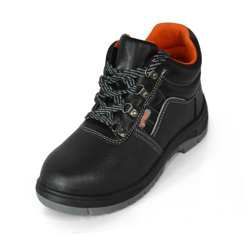 Wholesale Price Men's Safety Shoes Oil-Proof and Skid-Proof Anti-Static Work Boots with PU & Fabric Insole for Spring/Summer