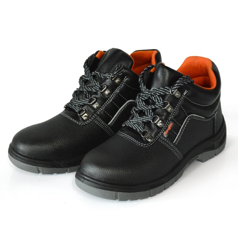 Wholesale Price Men's Safety Shoes Oil-Proof and Skid-Proof Anti-Static Work Boots with PU & Fabric Insole for Spring/Summer