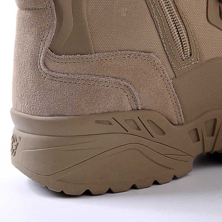 Outdoor Men's High Top Breathable Desert Climbing Shoes Rubber Combat Boots