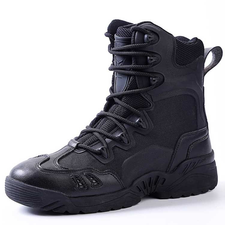Outdoor Men's High Top Breathable Desert Climbing Shoes Rubber Combat Boots